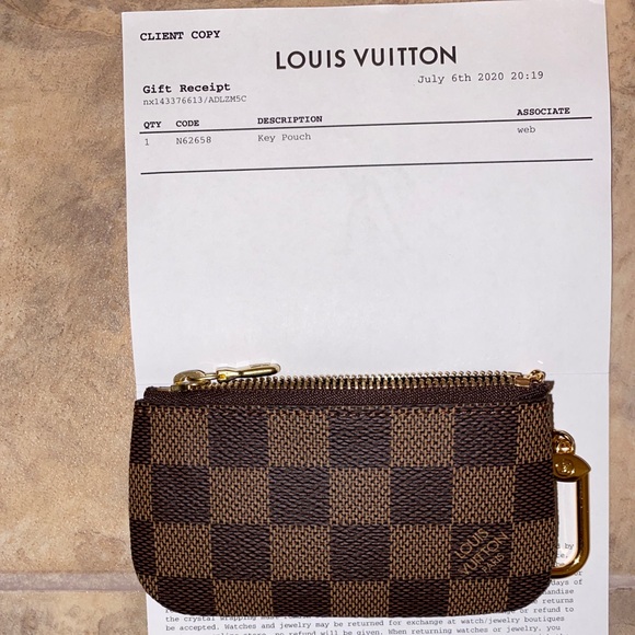COPY - Authentic Louis Vuitton Key Pouch Damier E… - Picture 13 of 15